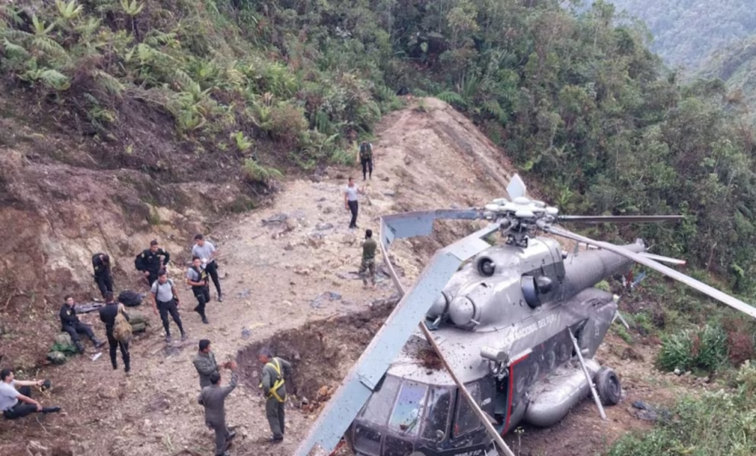 Accidente de Helicóptero en Amazonas